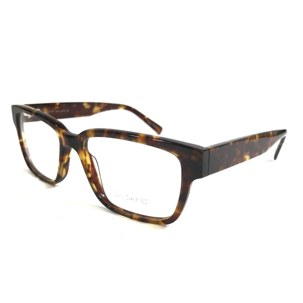 Tom Davies Eyeglasses Frames TD772 Col. 1413 Tortoise Brown Full Rim 54-17-140